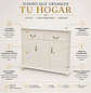 Mueble Vintage Blanco Verona con Cajones y Puertas de Madera - Miniatura 2