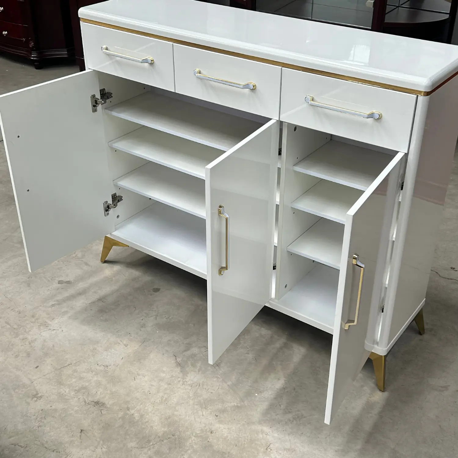 Mueble para Cocina Triple Oslo Blanco con 3 Cajones y 3 Puertas 6