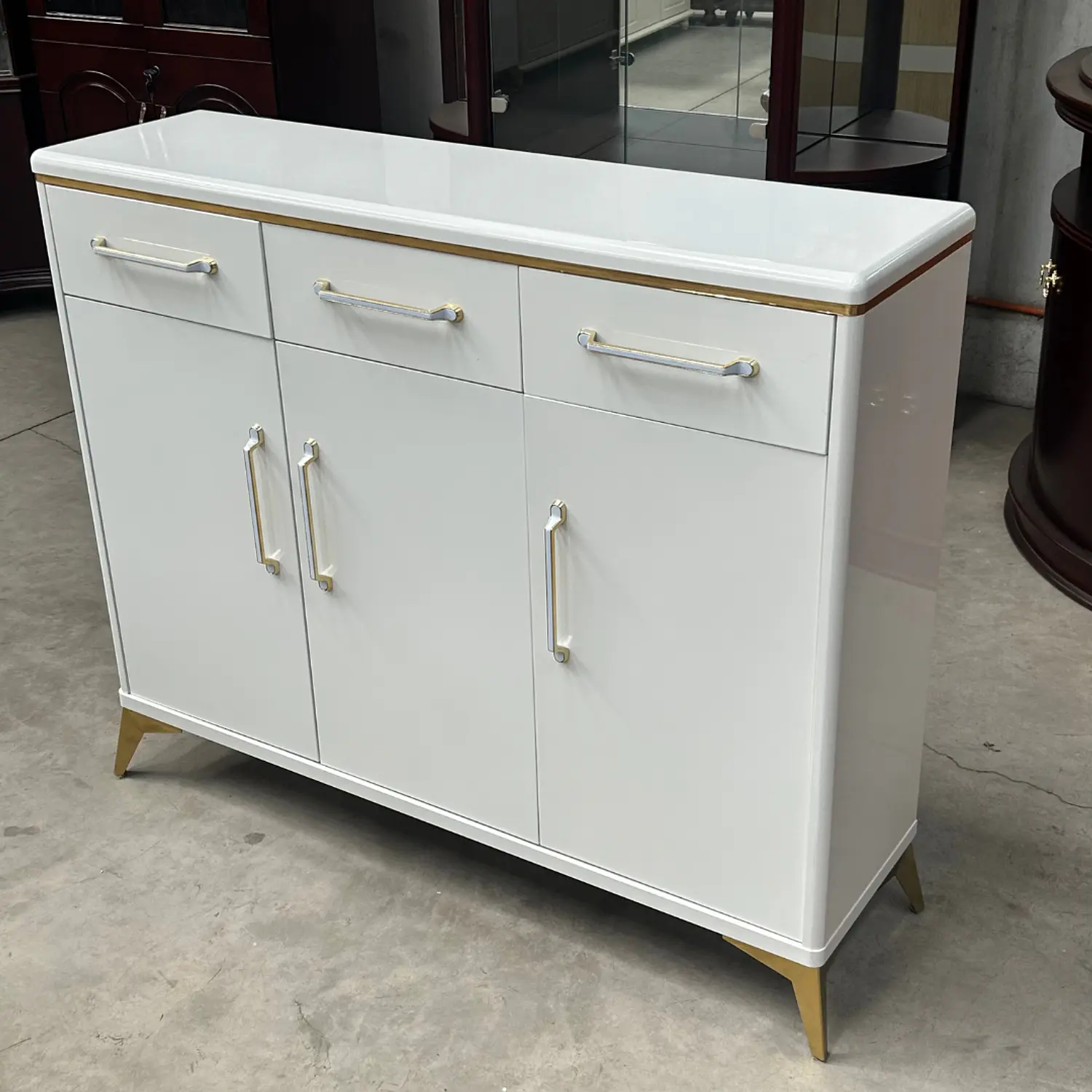 Mueble para Cocina Triple Oslo Blanco con 3 Cajones y 3 Puertas 7