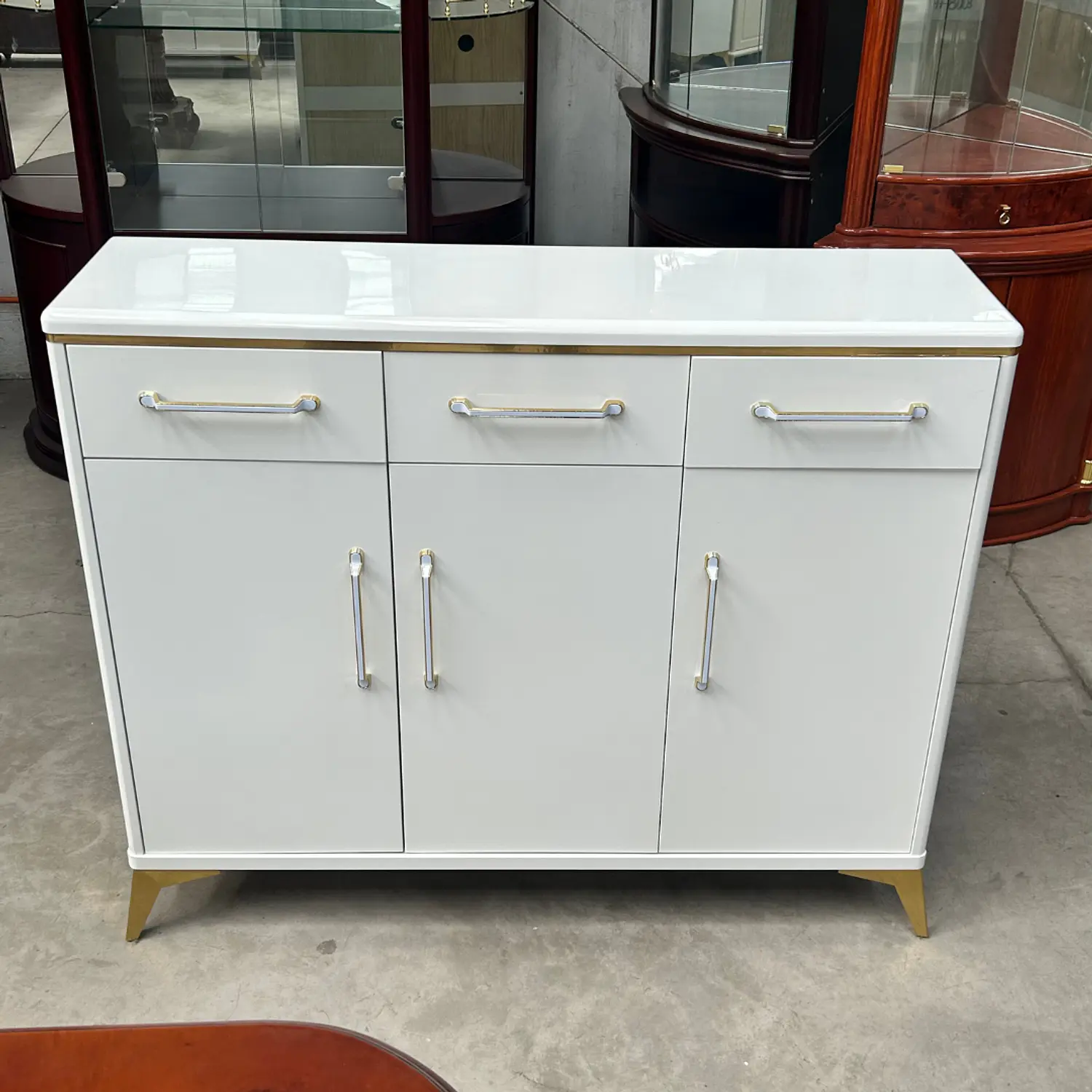 Mueble para Cocina Triple Oslo Blanco con 3 Cajones y 3 Puertas 4
