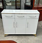 Mueble para Cocina Triple Oslo Blanco con 3 Cajones y 3 Puertas - Miniatura 4