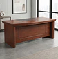 Escritorio Gerencial Múnich Business Madera Caoba - Miniatura 1