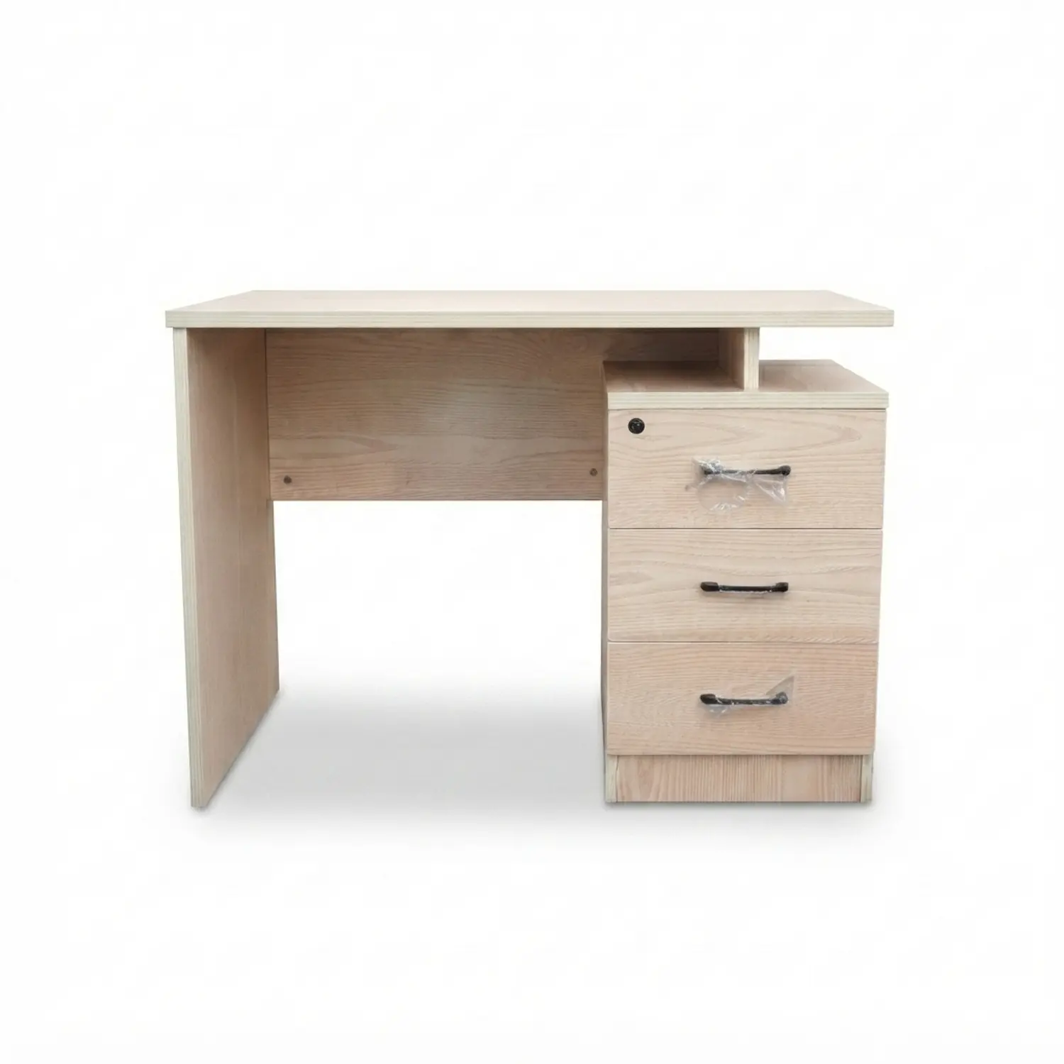 Escritorio Ejecutivo Austin Clásico con 3 Cajones Madera Beige 7