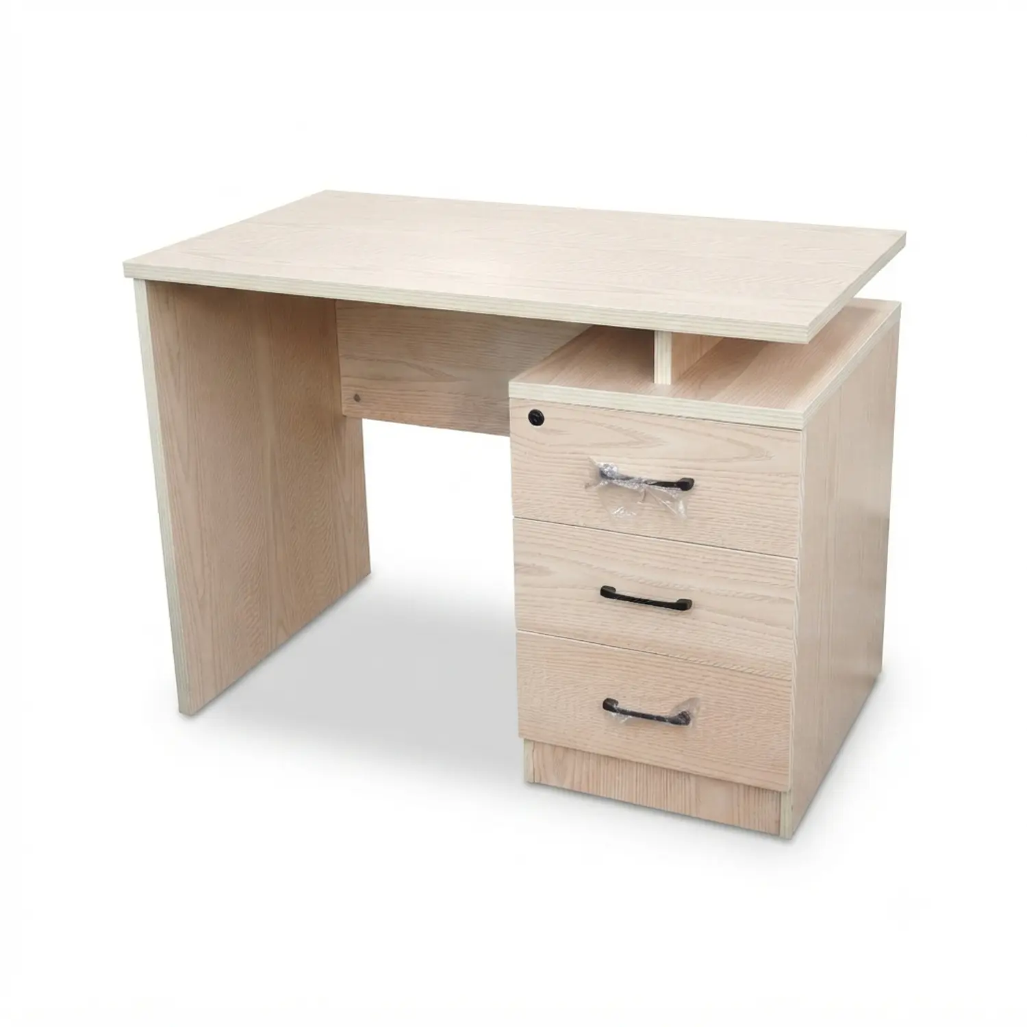 Escritorio Ejecutivo Austin Clásico con 3 Cajones Madera Beige 8