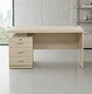 Escritorio Ejecutivo Clásico Milán con 3 Cajones Color Beige - Miniatura 4