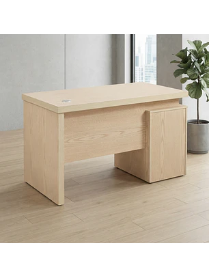 Escritorio Ejecutivo Clásico Milán con 3 Cajones Color Beige