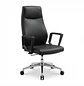 Silla de Oficina Ejecutiva Milano Alta en Ecocuero Negro - Miniatura 3