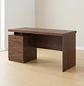Escritorio Ejecutivo Clásico Verona 3 Cajones Nogal Walnut - Miniatura 5
