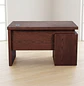 Escritorio Ejecutivo Clásico Verona 3 Cajones Nogal Walnut - Miniatura 3