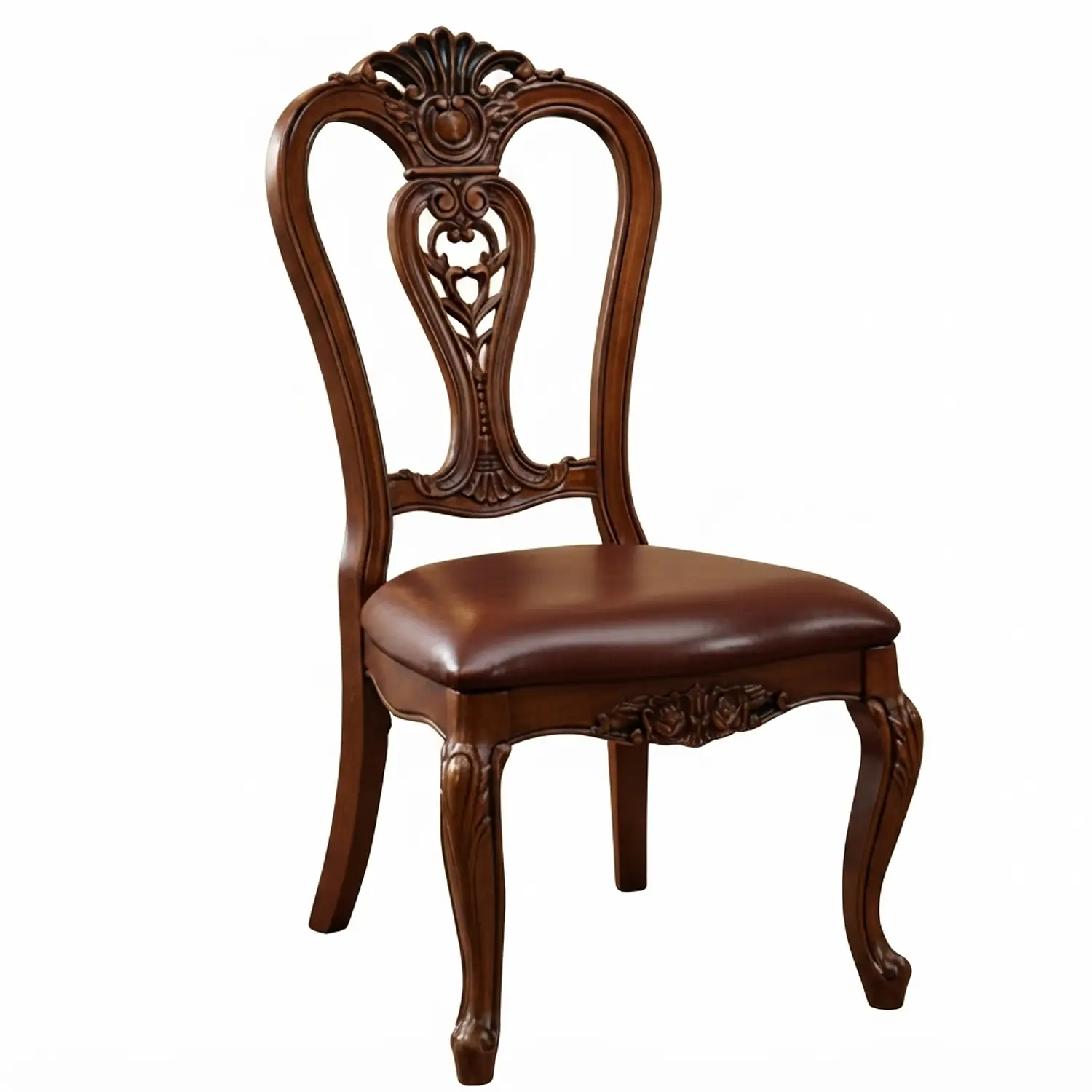 Comedor Ovalado Retráctil Praga 8 Puestos de Madera Clásico 10
