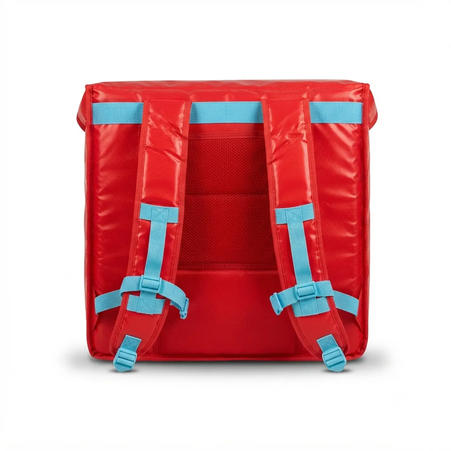 Mochila Térmica para Delivery Grande Roja Impermeable 129L 4