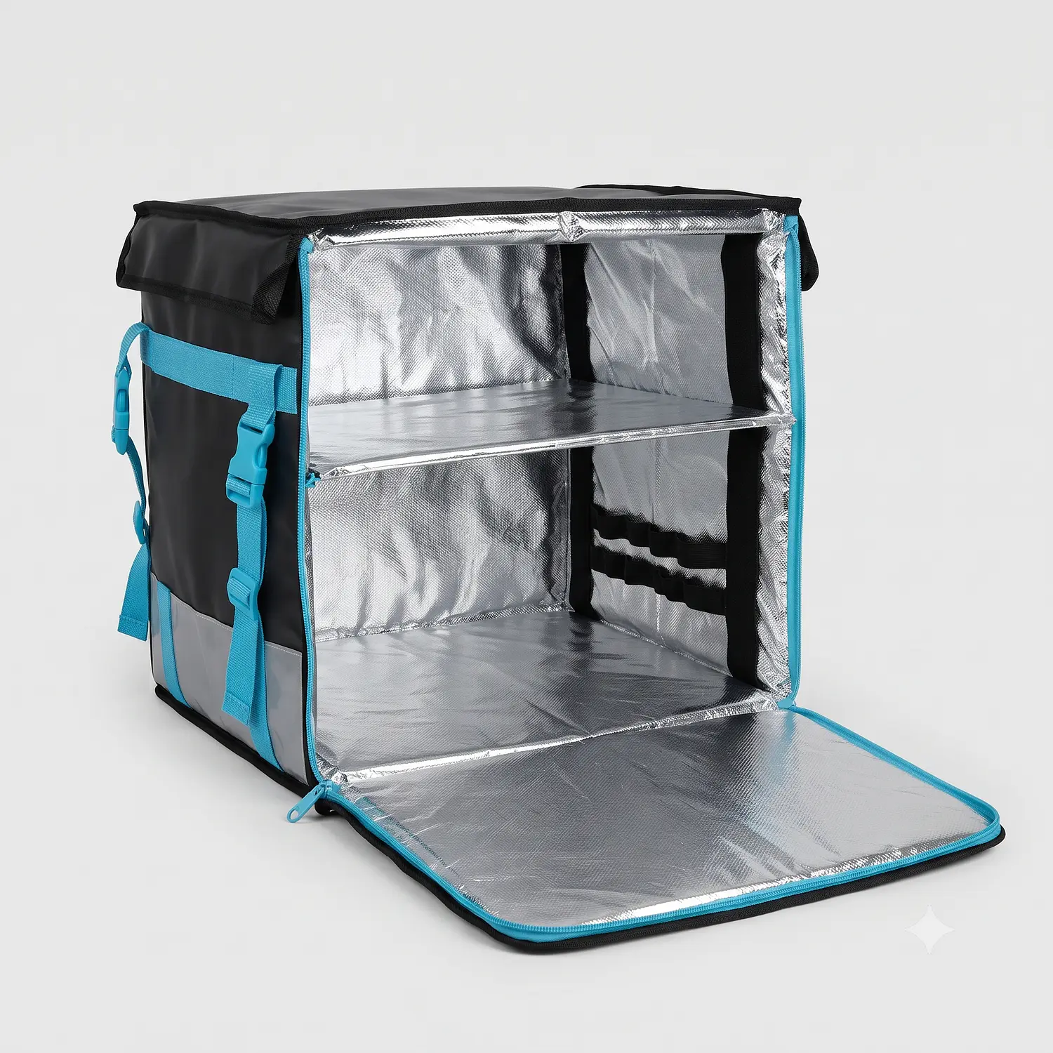 Mochila Térmica Delivery Grande Impermeable Negra 129L 5