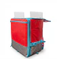 Mochila Delivery Extensible Impermeable Roja 80L - Miniatura 4