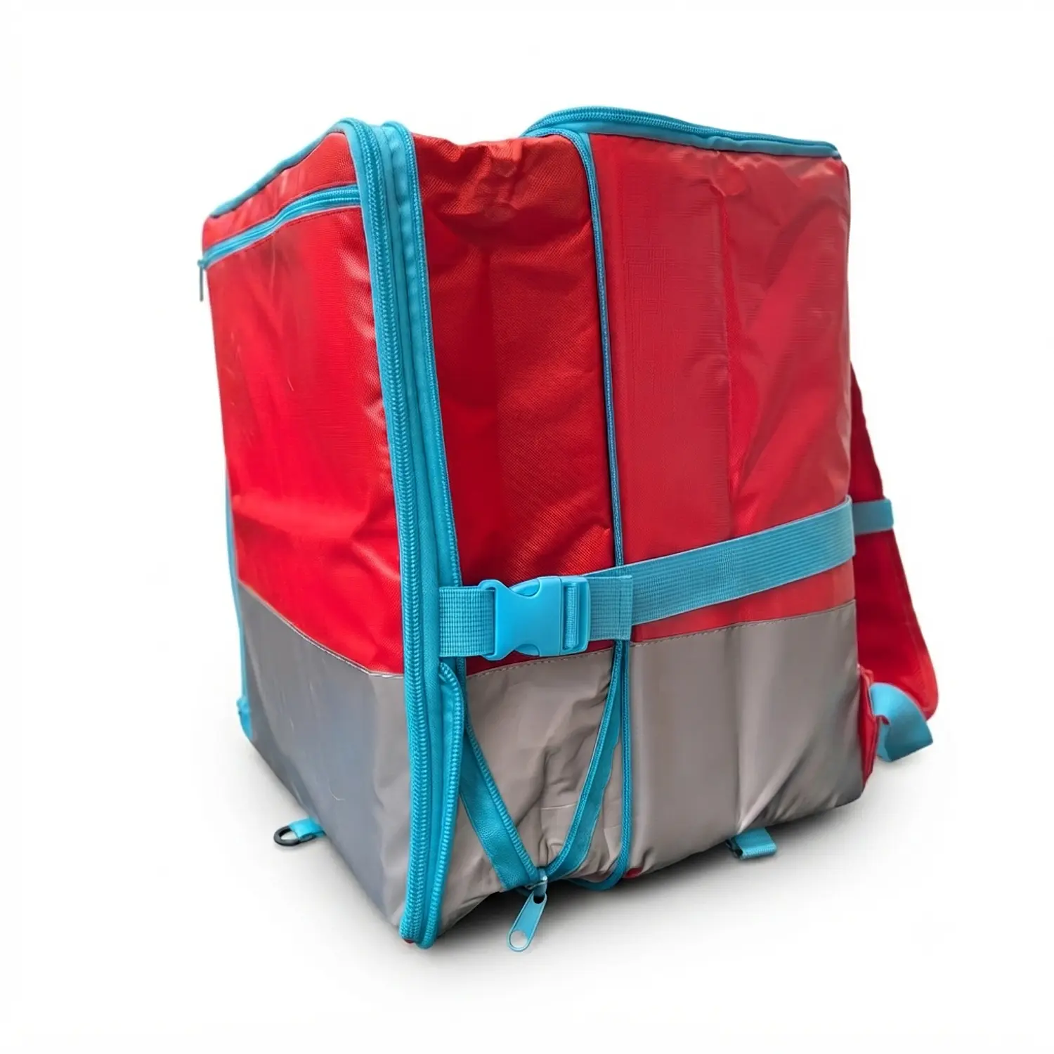 Mochila Delivery Extensible Impermeable Roja 80L 3