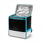 Mochila Delivery Extensible Impermeable 80L Negra y Azul - Miniatura 5