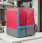 Mochila Delivery Extensible Impermeable Roja 80L - Miniatura 1