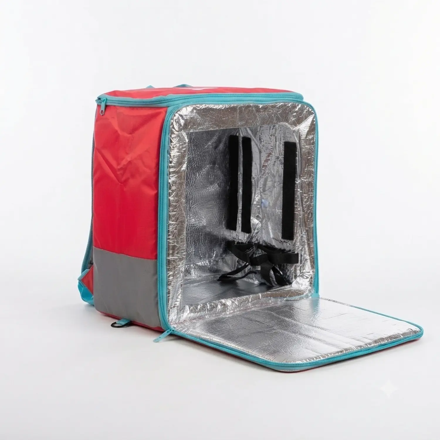 Mochila Delivery Extensible Impermeable Roja 80L 5