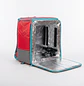 Mochila Delivery Extensible Impermeable Roja 80L - Miniatura 5