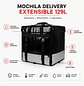 Mochila Térmica Delivery Grande Impermeable Negra 129L - Miniatura 2