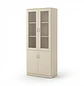 Vitrina Sofía de Madera Beige con Vidrio, Estante y Puertas - Miniatura 4