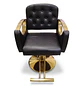 Sillón de Barbería Majadahonda Hidráulico Imperial Gold - Miniatura 3