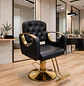 Sillón de Barbería Majadahonda Hidráulico Imperial Gold - Miniatura 1