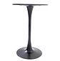 Mesa Alta de Bar Negra Redonda Lisboa MDF y Metal 105x60 cm - Miniatura 4