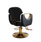 Sillón Barbería Sofia Negro Eco Cuero Profesional Hidráulico - Miniatura 6
