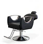 Sillón de Barbería Roma Profesional Hidráulico Negro - Miniatura 8