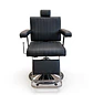 Sillón Barbería Profesional Reclinable Negro Sevilla - Miniatura 9