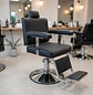 Sillón Barbería Profesional Reclinable Negro Sevilla - Miniatura 1