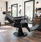 Sillón Barbería Negro Profesional Hidráulico Reclinable - Miniatura 3