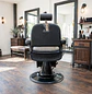 Sillón Barbería Negro Profesional Hidráulico Reclinable - Miniatura 4