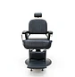 Sillón Barbería Negro Profesional Hidráulico Reclinable - Miniatura 5