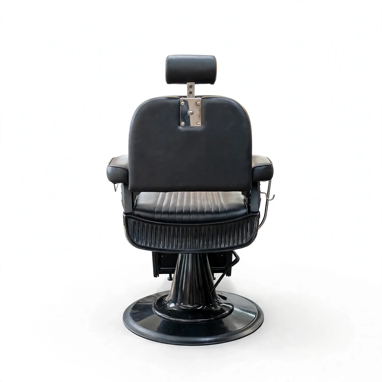 Sillón Barbería Negro Profesional Hidráulico Reclinable 8