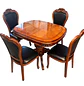 Comedor Extensible Ovalado Royal y 4 Sillas de Madera Roble Americano - Miniatura 2
