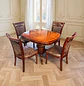 Comedor Extensible Ovalado Royal y 4 Sillas de Madera Roble Americano - Miniatura 31