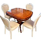 Comedor Extensible Ovalado Royal y 4 Sillas de Madera Roble Americano - Miniatura 41