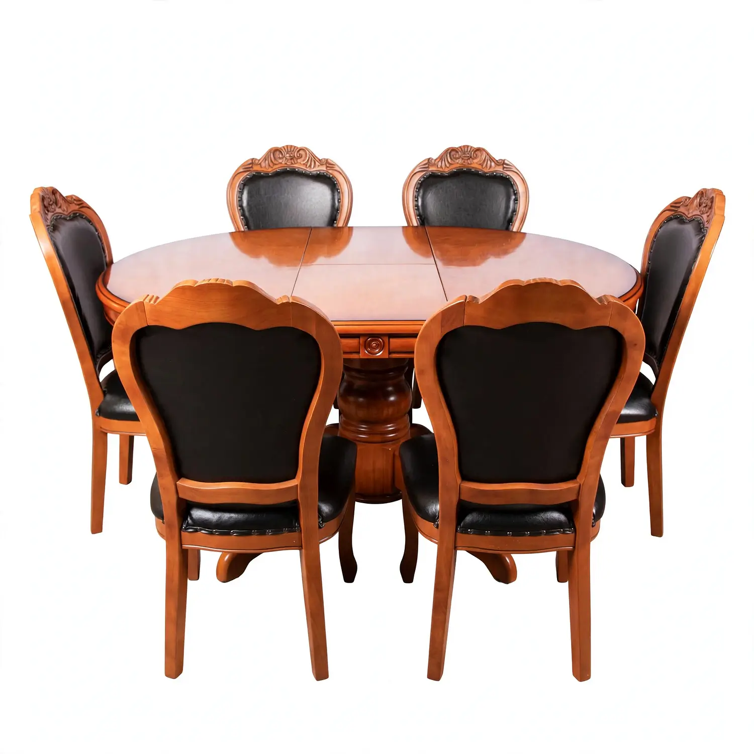 Comedor Extensible Imperial de 6 Puesto en Roble Americano 5