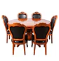 Comedor Extensible Imperial de 6 Puesto en Roble Americano - Miniatura 5