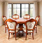 Comedor Extensible Imperial de 6 Puesto en Roble Americano - Miniatura 16