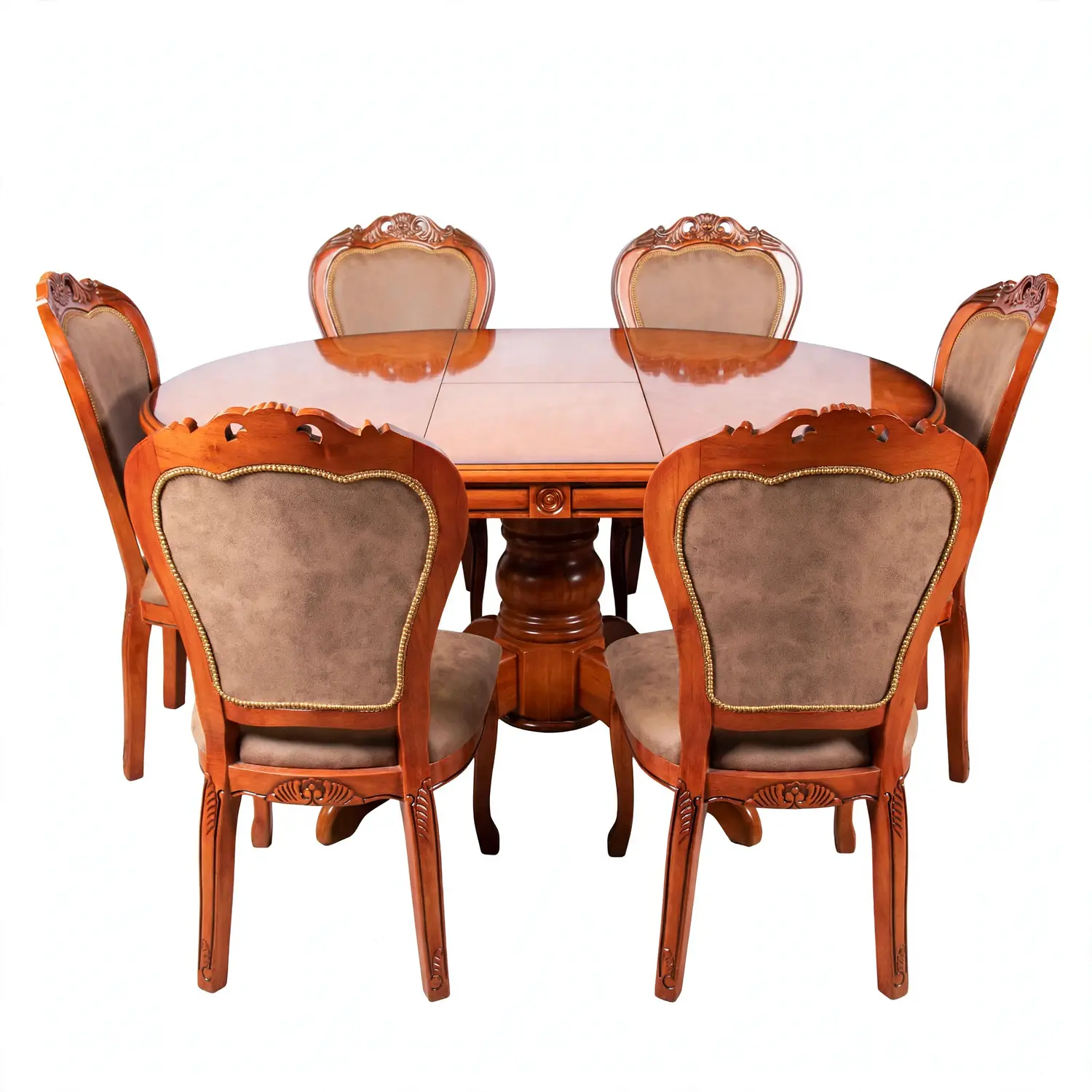 Comedor Extensible Imperial de 6 Puesto en Roble Americano 20