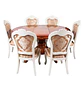 Comedor Extensible Imperial de 6 Puesto en Roble Americano - Miniatura 23