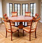 Comedor Extensible Imperial de 6 Puesto en Roble Americano - Miniatura 25