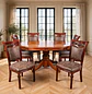 Comedor Extensible Imperial de 6 Puesto en Roble Americano - Miniatura 31