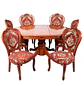Comedor Extensible Imperial de 6 Puesto en Roble Americano - Miniatura 38