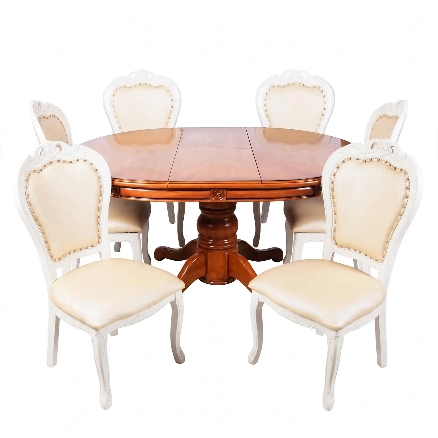 Comedor Extensible Imperial de 6 Puesto en Roble Americano 41