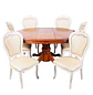 Comedor Extensible Imperial de 6 Puesto en Roble Americano - Miniatura 41