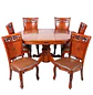 Comedor Extensible Imperial de 6 Puesto en Roble Americano - Miniatura 44