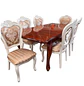 Comedor Clásico Retráctil de Roble Americano con 6 Sillas - Miniatura 2